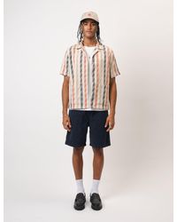 BHODE - Cuban Stripe Short Sleeve Shirt - Lyst