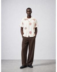 BHODE - Knot Sun Hand Embroidered Shirt - Lyst