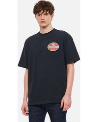 Rhude Cotton Printed T-shirt - Red