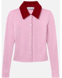 Self-Portrait - Cardigan In Lana - Lyst