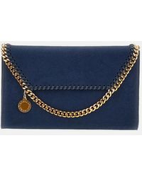 Stella McCartney - Borsa Portafoglio A Tracolla Falabella Alter Suede - Lyst