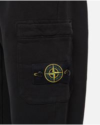 Mens Clothing Activewear gym and workout clothes Tracksuits and sweat suits Stone Island Cotton Dust Grey Compass Logo Crew Neck Tracksuit in Grey for Men 