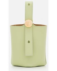 Loewe - Mini Pebble Bucket Borsa In Pelle - Lyst