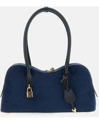 Stella McCartney - Borsa A Spalla Stella Ryder Medium Alter Suede - Lyst