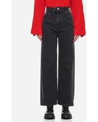 Loulou Studio - Pantaloni In Denim A Gamba Larga - Lyst