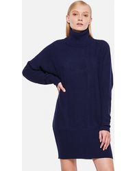 Jejia Annie Long Wool Blend Knitted Jumper - Blue
