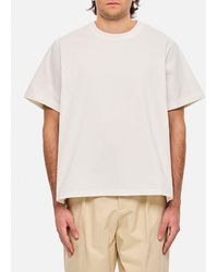 Bottega Veneta - T-shirt Con Dettaglio Lato, Tessuto Colorato - Lyst