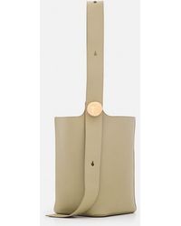 Loewe - Medium Pebble Bucket Borsa In Pelle - Lyst