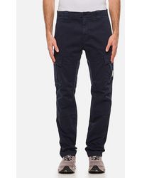 C.P. Company - Sateen Stretch Cargo Lens Pants - Lyst