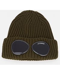 C.P. Company Wool Goggle Beanie Hat in 