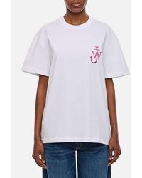 JW Anderson - T-shirt Con Logo Naturally Sweet - Lyst