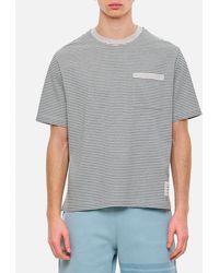 Thom Browne - T-shirt Oversize Con Taschino In Cotone - Lyst