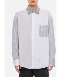 Thom Browne - Camicia Over In Cotone - Lyst
