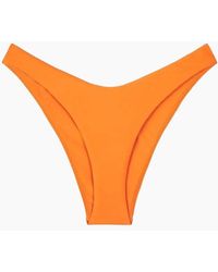 Tigerlily Lleo Elle High Cut Bikini Bottom - Orange