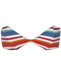 Montce Swim Bellini Strapless Bandeau Bikini Top - Multicolour