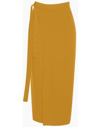 Haight Mid Sarong Skirt - Yellow