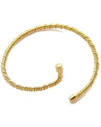 Brenda Grands Jewelry Aspen Twisted Cuff Bracelet - Metallic