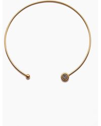 Brenda Grands Jewelry Vinca Choker Necklace - Metallic