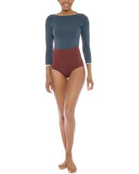 MYMARINI Wave Catches Shine One Piece - Gray