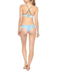 Les Coquines - Valentin Reversible Banded Triangle Bikini Top - Lyst