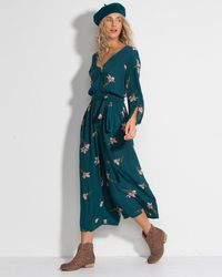 Billabong Twist Back Jumpsuit - Blue