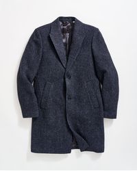 Billy Reid - Herringbone Walking Car Coat - Lyst