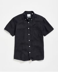Billy Reid - Short Sleeve Linen Tuscumbia Shirt Button Down - Lyst