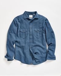 Billy Reid - Herringbone Scout Shirt - Lyst