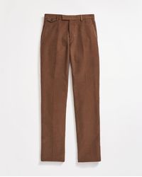 Billy Reid - Twill Moleskin Flat Front Trouser - Lyst