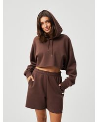 Björn Borg - Studio oversized cropped hoodie - Lyst