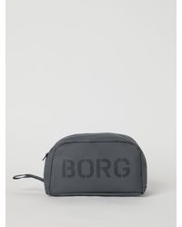 Björn Borg Synthetik Core toilet case hanging in Grau Damen Taschen Kosmetiktaschen 