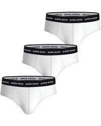 Björn Borg - Cotton stretch briefs 3-pack - Lyst