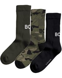 Björn Borg - Core crew polyamide sock 3-pack - Lyst