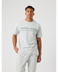 Björn Borg - Borg classic print t-shirt - Lyst