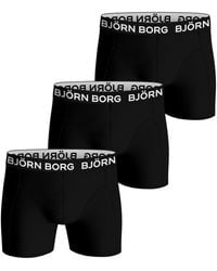 Björn Borg - Bamboo cotton blend boxer 3-pack - Lyst