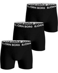 Björn Borg - Bamboo cotton blend boxers 3-pack - Lyst