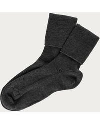 Black Ladies' Cashmere Socks - Black