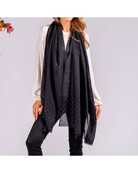 Black Accessories - Swarovski Crystal Cashmere And Silk Wrap - Lyst