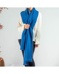Black Accessories - Super Luxe Celestial Basket Weave Cashmere Shawl - Lyst