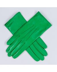 Black Accessories - Go Silk Lined Italian Leather Gloves - Lyst