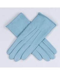 Black Accessories - Whisper Silk Lined Italian Leather Gloves - Lyst