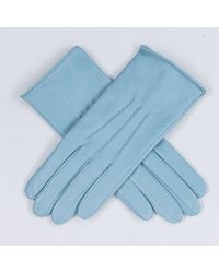 Black Accessories - Whisper Silk Lined Italian Leather Gloves - Lyst