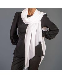 Black Accessories - Ivory Modal Wrap Scarf - Lyst