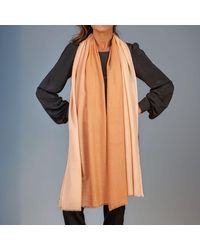 Black Accessories - Imperfectly Yours: Café Au Lait Shaded Cashmere And Silk Wrap - Lyst