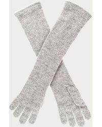 Black Accessories - Long Italian Cashmere Gloves - Lyst