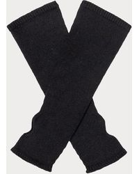 Black Accessories - Long Fingerless Cashmere Arm Warmers - Lyst