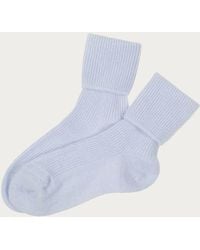 Black Accessories - Barely Cashmere Bed Socks - Lyst