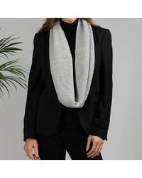 Black Accessories - Superluxe Italian Cashmere Double Snood - Lyst
