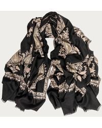 Black - Reserved: Hand Embroidered Pashmina Cashmere Shawl - Paisley - Lyst