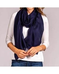 Black Accessories - Classic Midnight Cashmere And Silk Wrap - Lyst